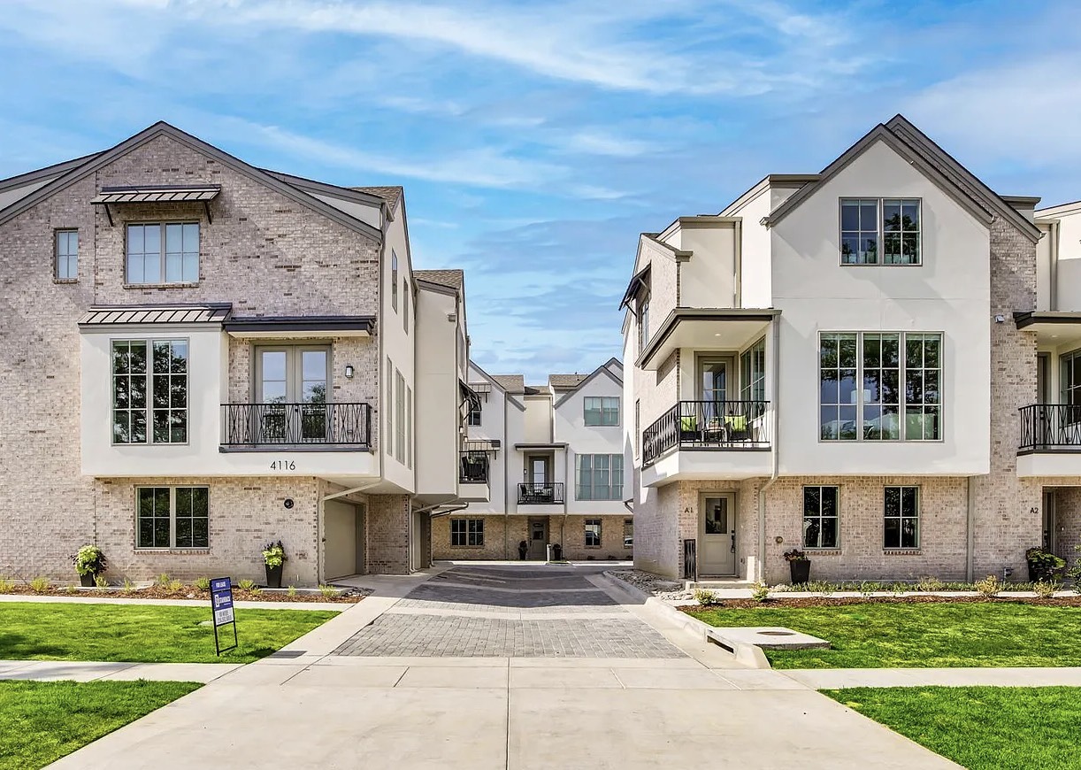 The Morrow luxury townhome exteriors